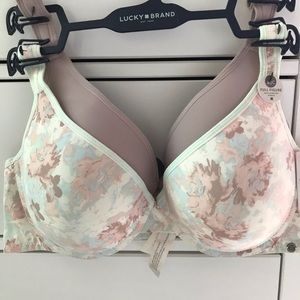 Lucky Brand FULL FIGURE BRAS 2 Pack NEW